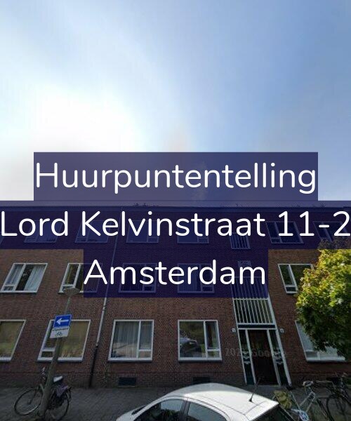 Foto gevel Huurpuntentelling voor Lord Kelvinstraat 11-2, Amsterdam