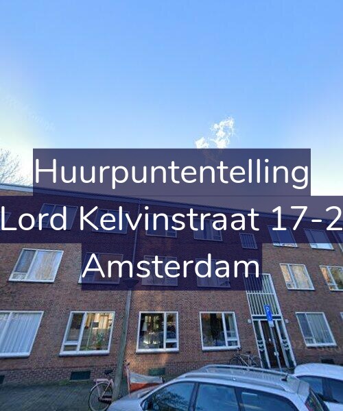 Foto gevel Huurpuntentelling voor Lord Kelvinstraat 17-2, Amsterdam