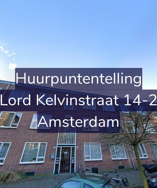 Foto gevel Huurpuntentelling voor Lord Kelvinstraat 14-2, Amsterdam