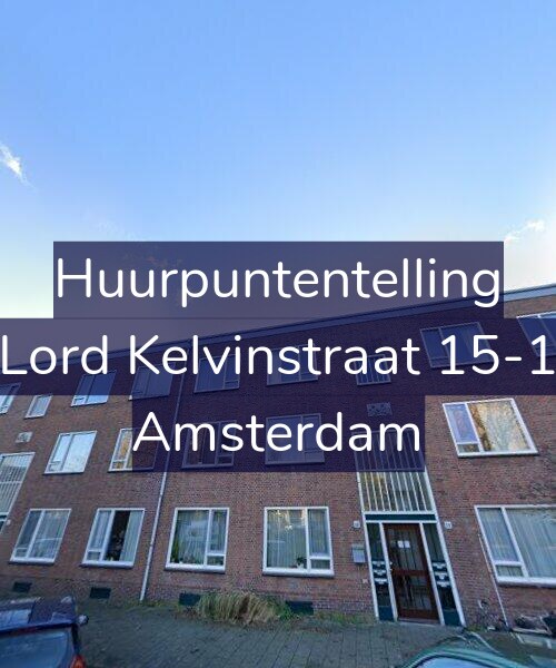 Foto gevel Huurpuntentelling voor Lord Kelvinstraat 15-1, Amsterdam