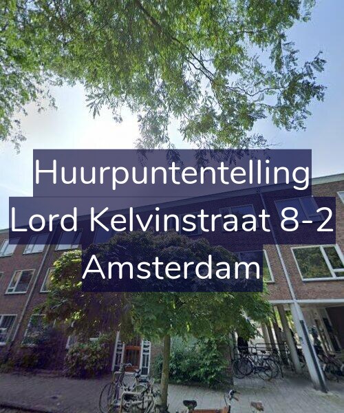 Foto gevel Huurpuntentelling voor Lord Kelvinstraat 8-2, Amsterdam