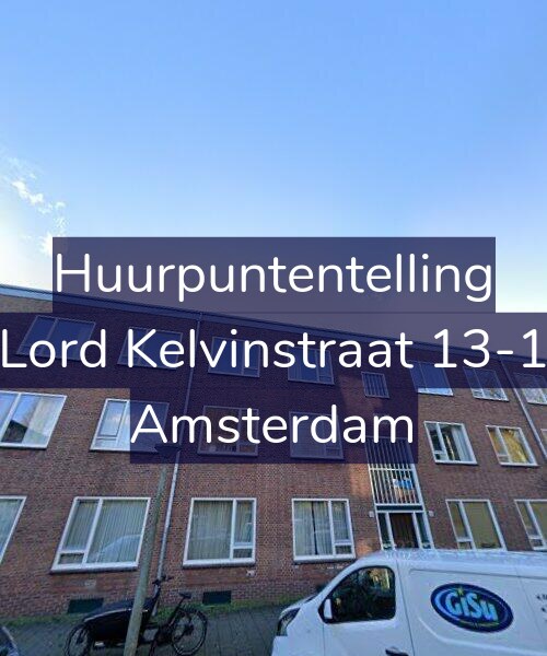 Foto gevel Huurpuntentelling voor Lord Kelvinstraat 13-1, Amsterdam