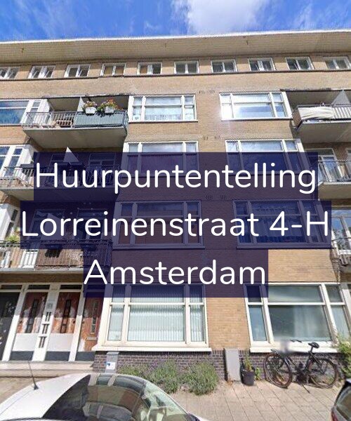 Foto gevel Huurpuntentelling voor Lorreinenstraat 4-H, Amsterdam