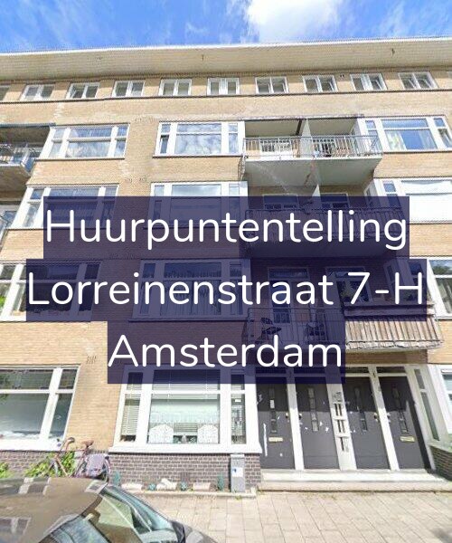 Foto gevel Huurpuntentelling voor Lorreinenstraat 7-H, Amsterdam