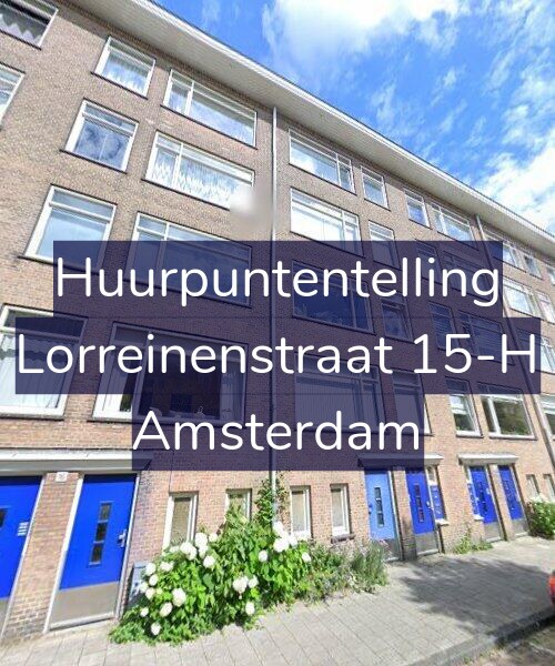 Foto gevel Huurpuntentelling voor Lorreinenstraat 15-H, Amsterdam