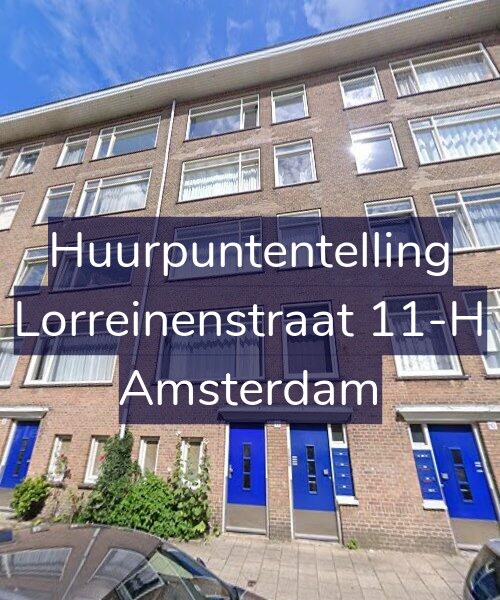 Foto gevel Huurpuntentelling voor Lorreinenstraat 11-H, Amsterdam