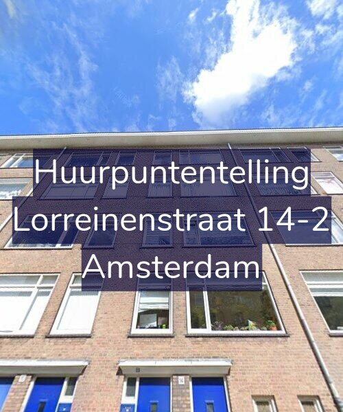 Foto gevel Huurpuntentelling voor Lorreinenstraat 14-2, Amsterdam
