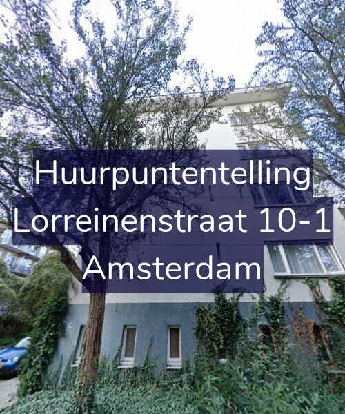 Foto gevel Huurpuntentelling voor Lorreinenstraat 10-1, Amsterdam