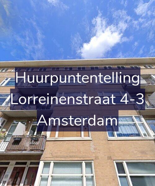 Foto gevel Huurpuntentelling voor Lorreinenstraat 4-3, Amsterdam