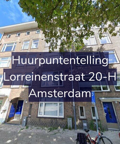 Foto gevel Huurpuntentelling voor Lorreinenstraat 20-H, Amsterdam