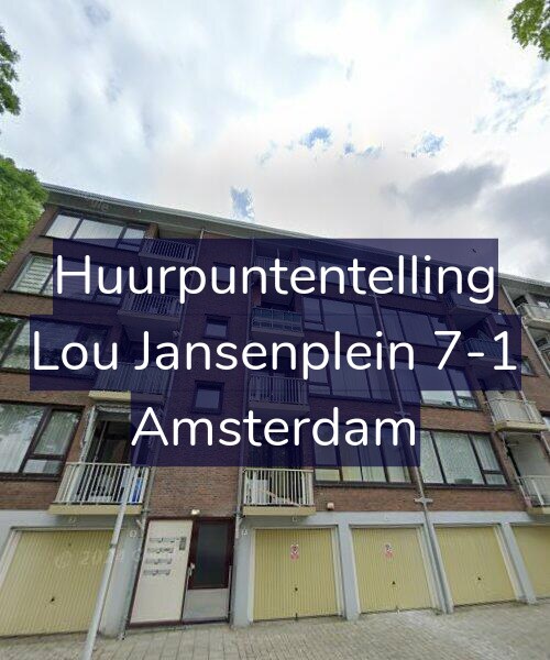 Foto gevel Huurpuntentelling voor Lou Jansenplein 7-1, Amsterdam