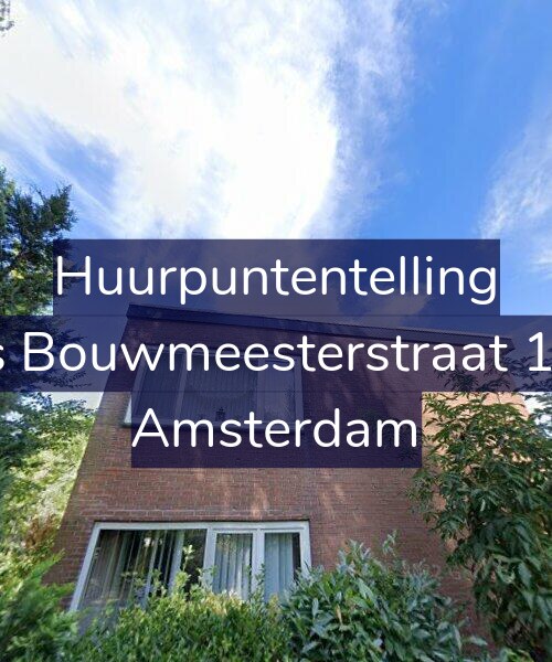 Foto gevel Huurpuntentelling voor Louis Bouwmeesterstraat 118-1, Amsterdam