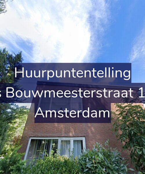 Foto gevel Huurpuntentelling voor Louis Bouwmeesterstraat 116-1, Amsterdam