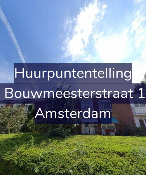 Foto gevel Huurpuntentelling voor Louis Bouwmeesterstraat 188-H, Amsterdam