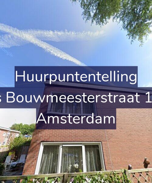 Foto gevel Huurpuntentelling voor Louis Bouwmeesterstraat 158-1, Amsterdam