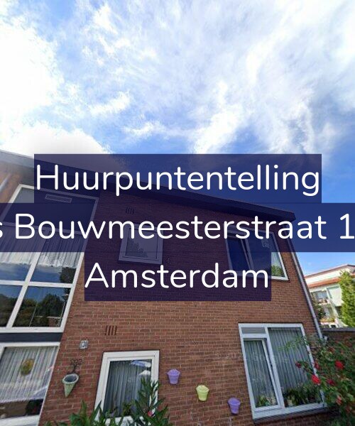 Foto gevel Huurpuntentelling voor Louis Bouwmeesterstraat 130-1, Amsterdam