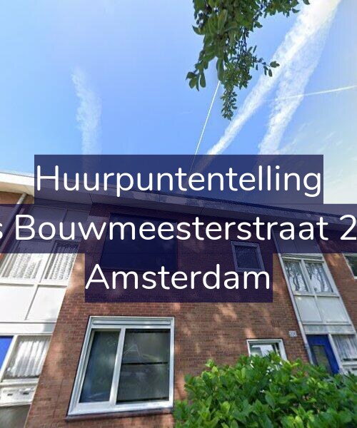 Foto gevel Huurpuntentelling voor Louis Bouwmeesterstraat 206-1, Amsterdam