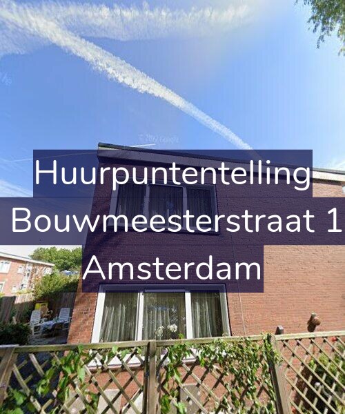 Foto gevel Huurpuntentelling voor Louis Bouwmeesterstraat 158-H, Amsterdam