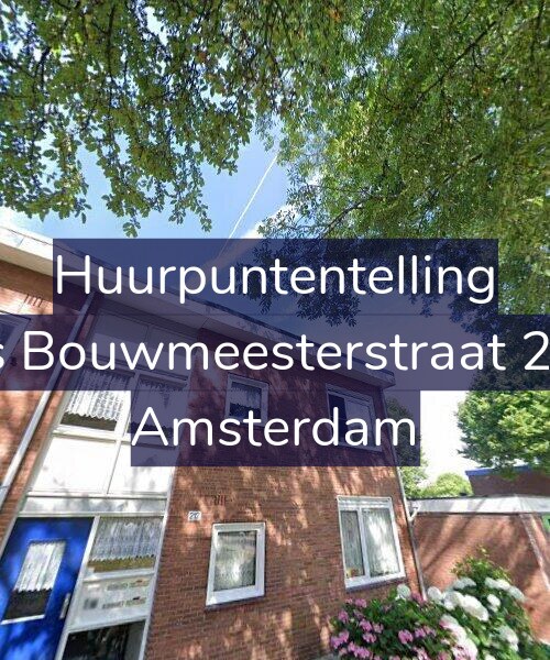 Foto gevel Huurpuntentelling voor Louis Bouwmeesterstraat 212-1, Amsterdam