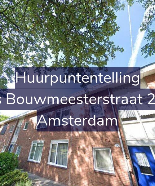 Foto gevel Huurpuntentelling voor Louis Bouwmeesterstraat 210-1, Amsterdam