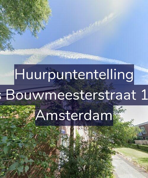 Foto gevel Huurpuntentelling voor Louis Bouwmeesterstraat 168-1, Amsterdam