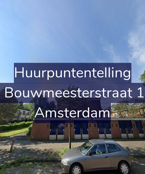 Foto gevel Huurpuntentelling voor Louis Bouwmeesterstraat 152-H, Amsterdam
