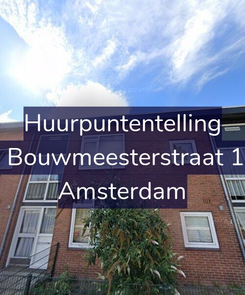 Foto gevel Huurpuntentelling voor Louis Bouwmeesterstraat 124-H, Amsterdam