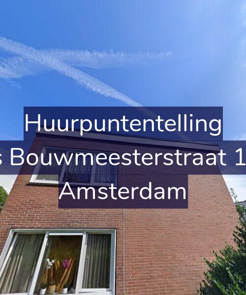 Foto gevel Huurpuntentelling voor Louis Bouwmeesterstraat 144-1, Amsterdam