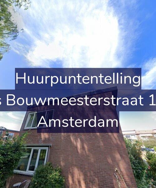 Foto gevel Huurpuntentelling voor Louis Bouwmeesterstraat 102-1, Amsterdam