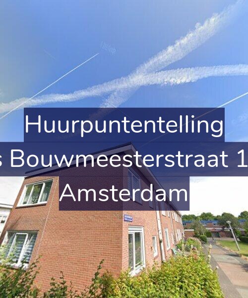 Foto gevel Huurpuntentelling voor Louis Bouwmeesterstraat 184-1, Amsterdam