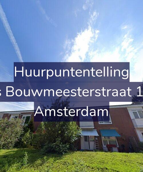 Foto gevel Huurpuntentelling voor Louis Bouwmeesterstraat 188-1, Amsterdam