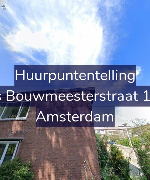 Foto gevel Huurpuntentelling voor Louis Bouwmeesterstraat 106-1, Amsterdam