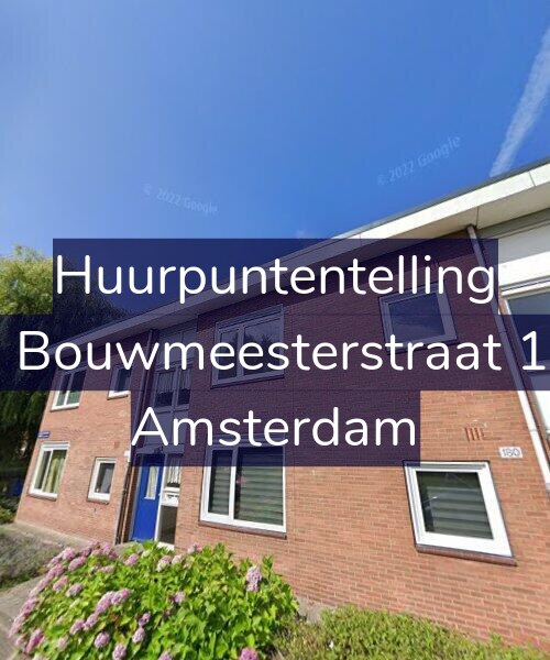 Foto gevel Huurpuntentelling voor Louis Bouwmeesterstraat 180-H, Amsterdam