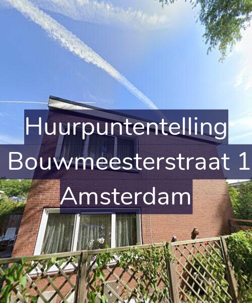 Foto gevel Huurpuntentelling voor Louis Bouwmeesterstraat 162-H, Amsterdam