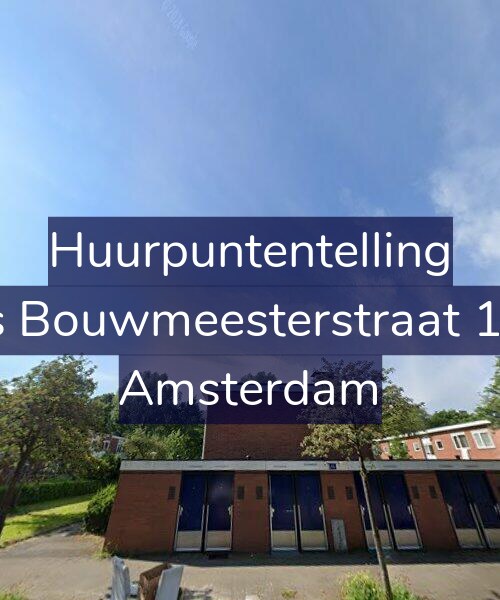 Foto gevel Huurpuntentelling voor Louis Bouwmeesterstraat 156-1, Amsterdam