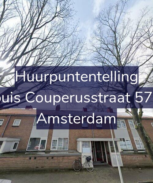 Foto gevel Huurpuntentelling voor Louis Couperusstraat 57-1, Amsterdam