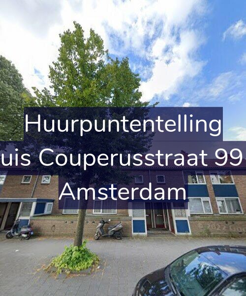 Foto gevel Huurpuntentelling voor Louis Couperusstraat 99-H, Amsterdam