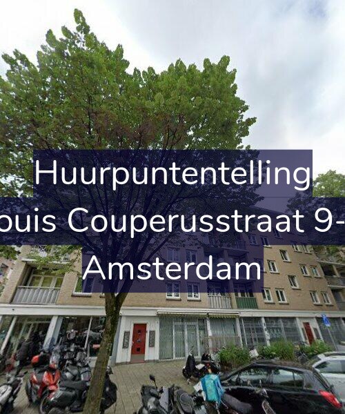 Foto gevel Huurpuntentelling voor Louis Couperusstraat 9-1, Amsterdam