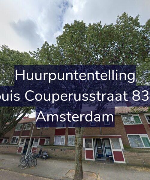 Foto gevel Huurpuntentelling voor Louis Couperusstraat 83-1, Amsterdam
