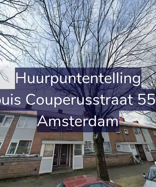 Foto gevel Huurpuntentelling voor Louis Couperusstraat 55-1, Amsterdam