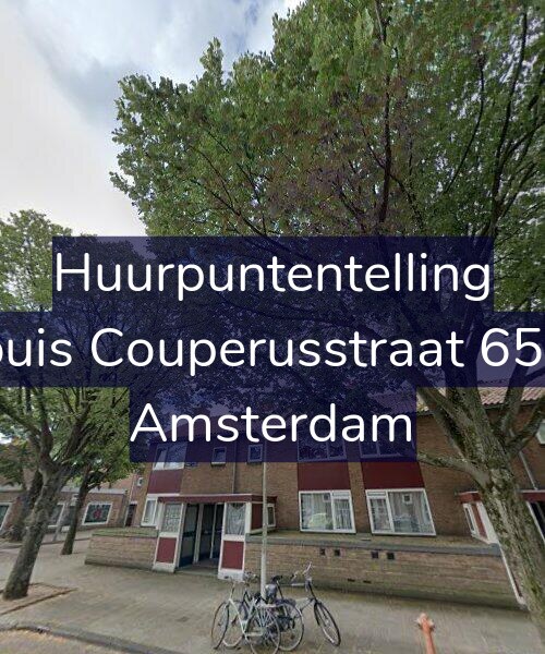 Foto gevel Huurpuntentelling voor Louis Couperusstraat 65-1, Amsterdam