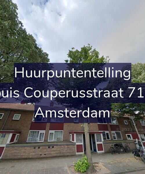 Foto gevel Huurpuntentelling voor Louis Couperusstraat 71-1, Amsterdam