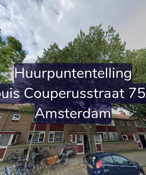 Foto gevel Huurpuntentelling voor Louis Couperusstraat 75-1, Amsterdam