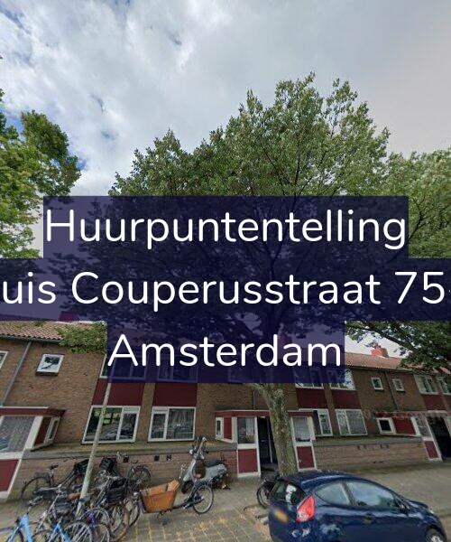 Foto gevel Huurpuntentelling voor Louis Couperusstraat 75-H, Amsterdam