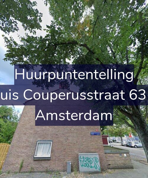 Foto gevel Huurpuntentelling voor Louis Couperusstraat 63-H, Amsterdam