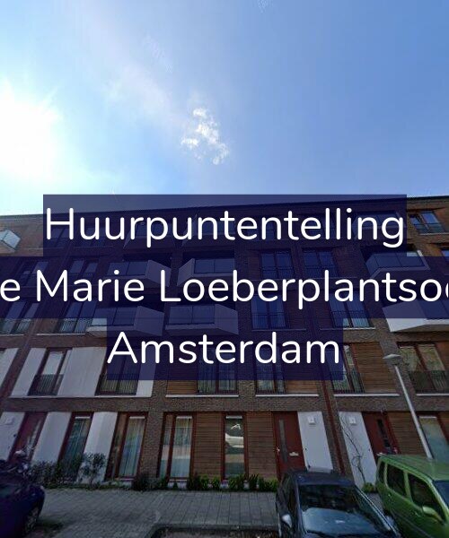 Foto gevel Huurpuntentelling voor Louise Marie Loeberplantsoen 73, Amsterdam