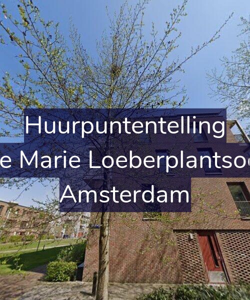 Foto gevel Huurpuntentelling voor Louise Marie Loeberplantsoen 19, Amsterdam