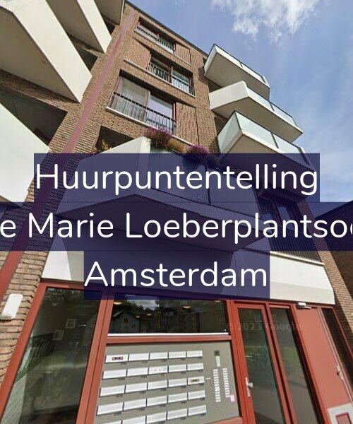 Foto gevel Huurpuntentelling voor Louise Marie Loeberplantsoen 72, Amsterdam