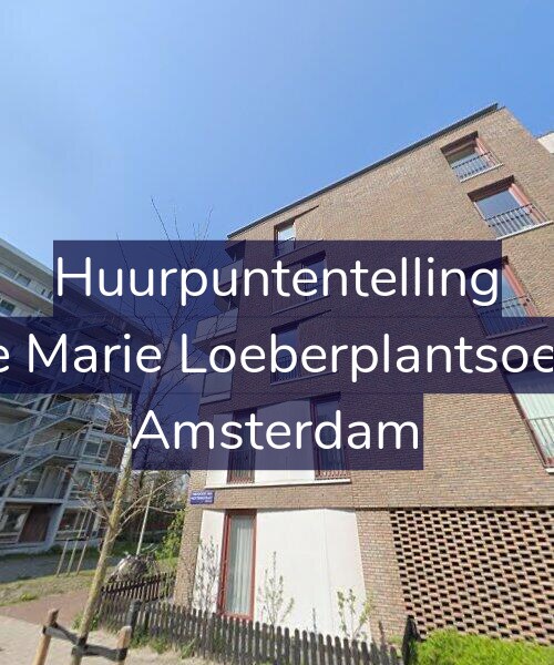 Foto gevel Huurpuntentelling voor Louise Marie Loeberplantsoen 105, Amsterdam
