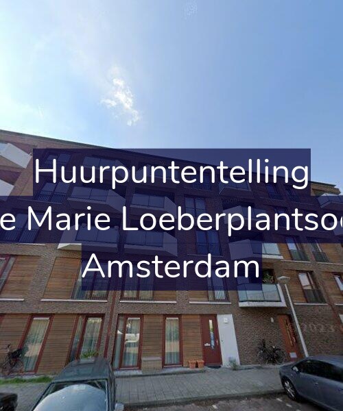 Foto gevel Huurpuntentelling voor Louise Marie Loeberplantsoen 67, Amsterdam